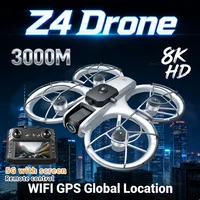 Dron Z4 2026 8K WIFI GPS Profesional HD para Fotografía Aérea, Quadcopter con Cámaras Duales, Control Remoto, Juguetes UAV para Exteriores