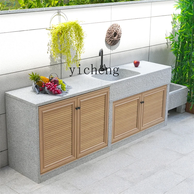 

XL outdoor console outdoor wash basin courtyard outdoor vegetable washing laundry sink