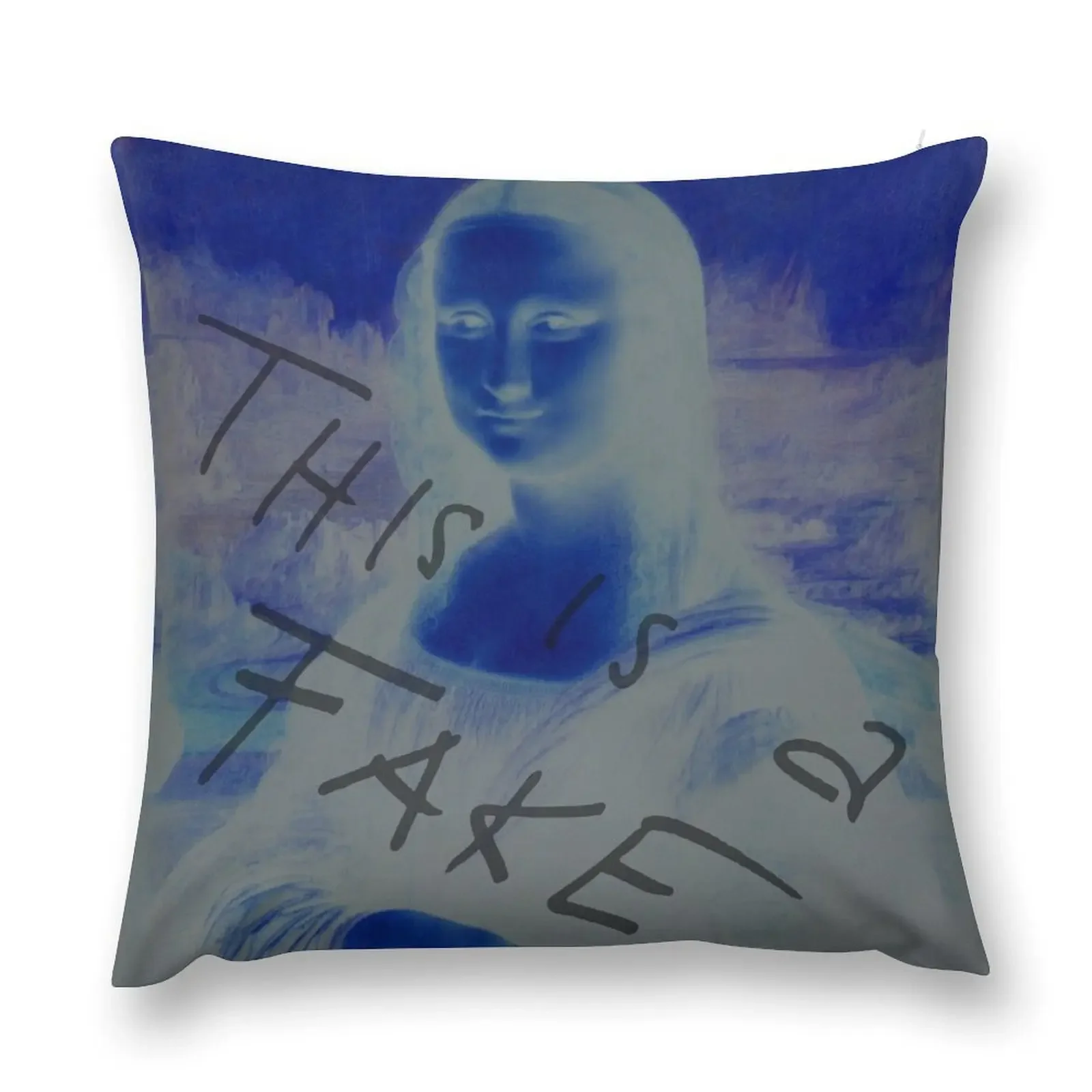 THIS IS A FAKE Throw Pillow pillowcases for sofa cushions ornamental pillows for living room pillow