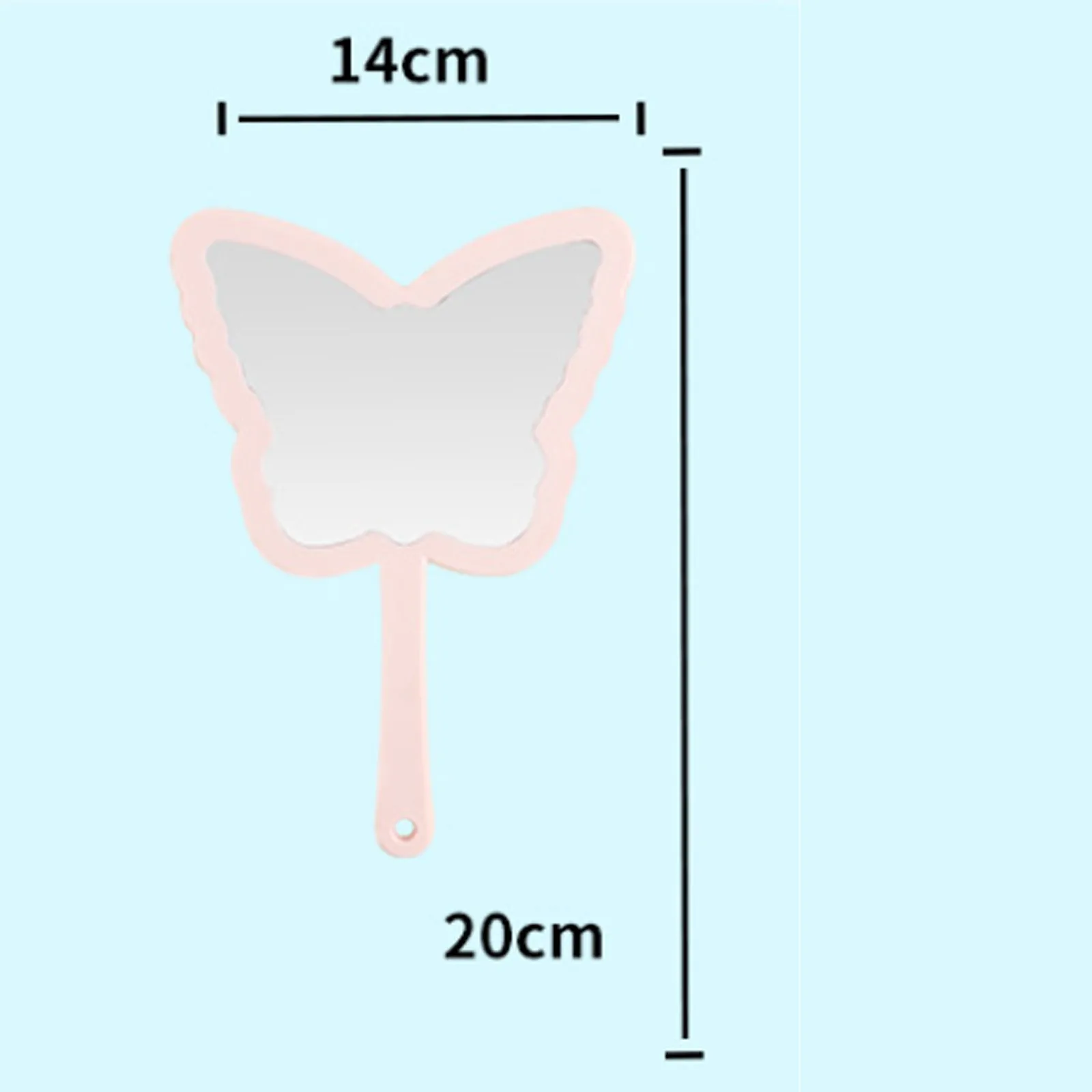 Butterfly-Shaped Makeup Mirror 4 Colors To Choose Carrying A Small Mirror With Multi-Function Makeup Mirror