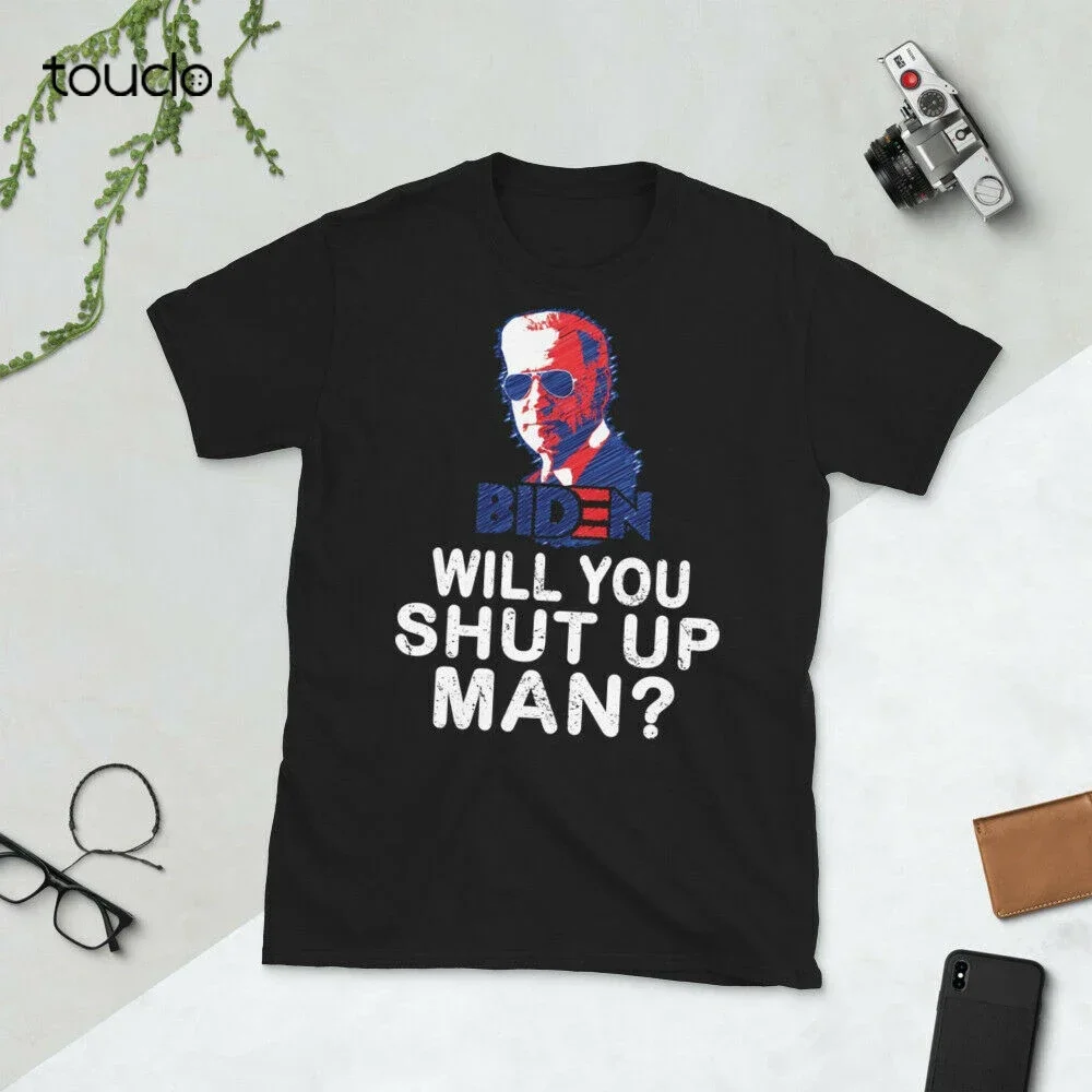 Will you shut up man shirt funny Biden Harris quote presidential debate