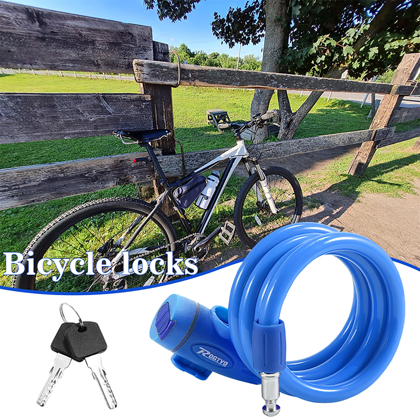 Bike Motorcycle Anti-theft Lock Steel Cable Thickened Retention Latches Lock for Different Types of Bikes