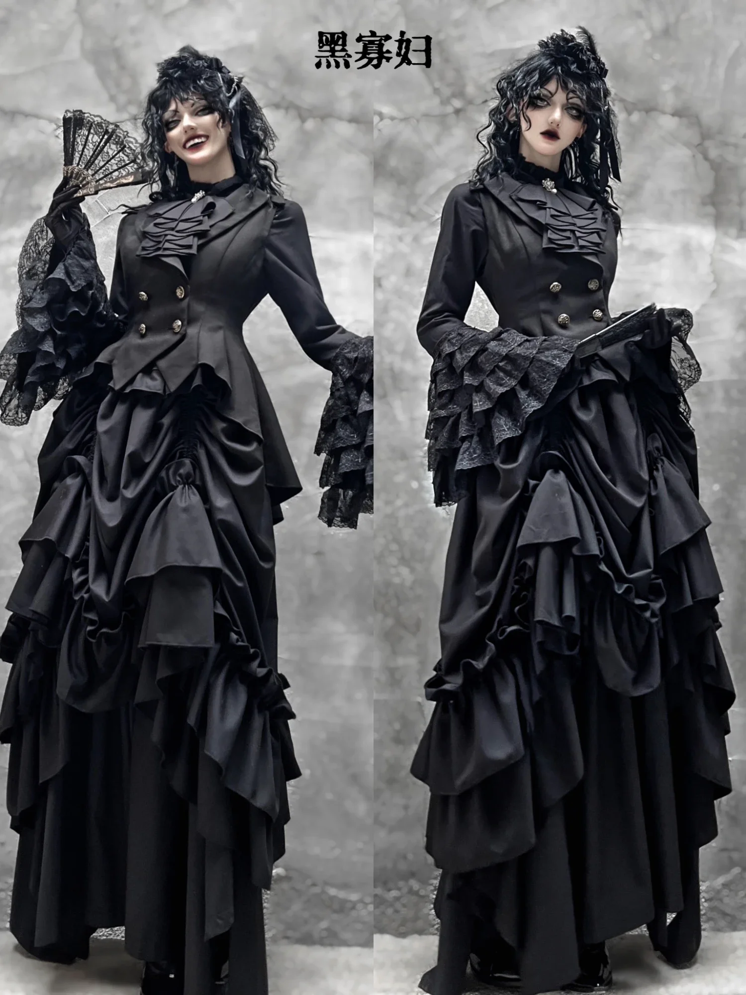 [Poem of Dawn] Gothic Lolita Suit Shirt Vest Skirt by Nightingale Girl