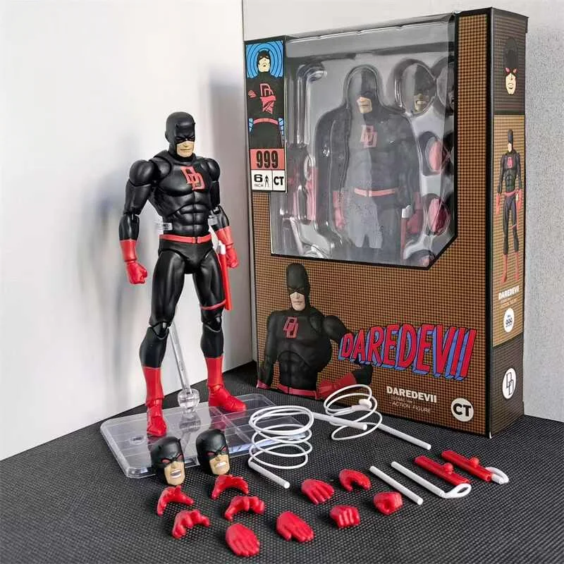 

Игрушка Ct Toys Daredevil Black Battle Suit, фигурка в комическом стиле, коллекционная модель, украшение для рабочего стола, подарок на день рождения для мальчиков и девочек