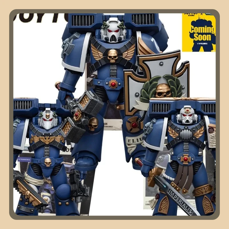 

JOYTOY Genuine JOYTOY X Warhammer 40K Series U Team Extreme Warrior Pioneer Veteran 1/18 Movable Model Game Model Boy's Gift