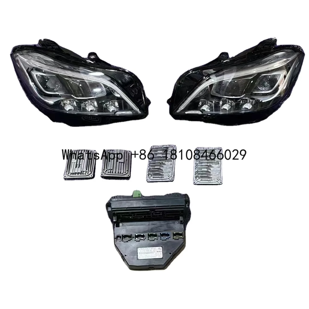 Fit 2010 Mercedes Benz CLS Class W218 Upgrade to 2016 Style LED Headlights SET Auto Lighting System