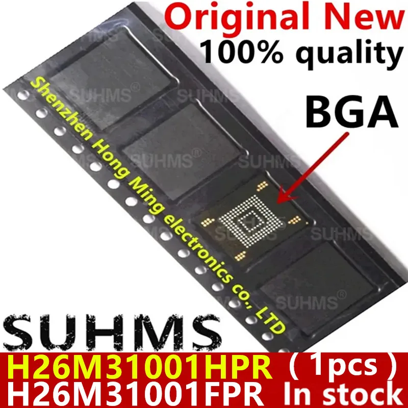 

Набор схем H26M31001FPR H26M31001HPR, чипсет с корпусом BGA, 100% новый, 1 шт.