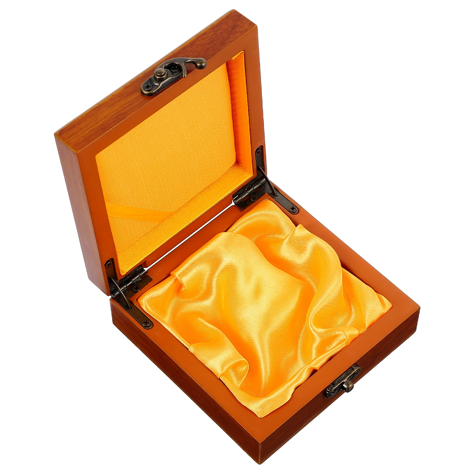 

Wooden Jewelry Box Beautiful Appearance Organizer Storage Commemorate Fine Workmanship Retro