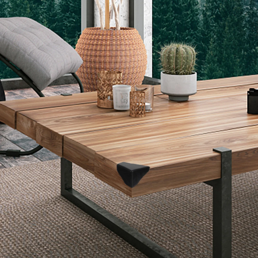 

100 Pcs Corner Protectors Carton Packaging Triangle Design Eight Sided Protection Sturdy Plastic Edge Boxes Moving Cardboard