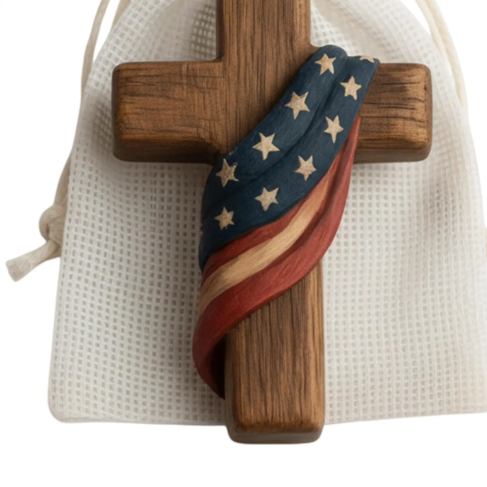 Religious Prayer Items Wooden Flag Design Crafts With Flag Design Wood Christian Home Decor For Comfort Faith Encouragement Men