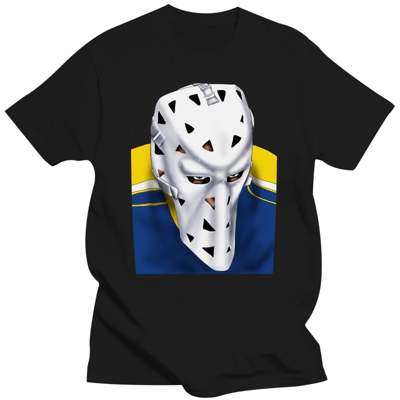 Men tshirt St. Louis Vintage Hockey Goalie Mask Printed T-Shirt tees top