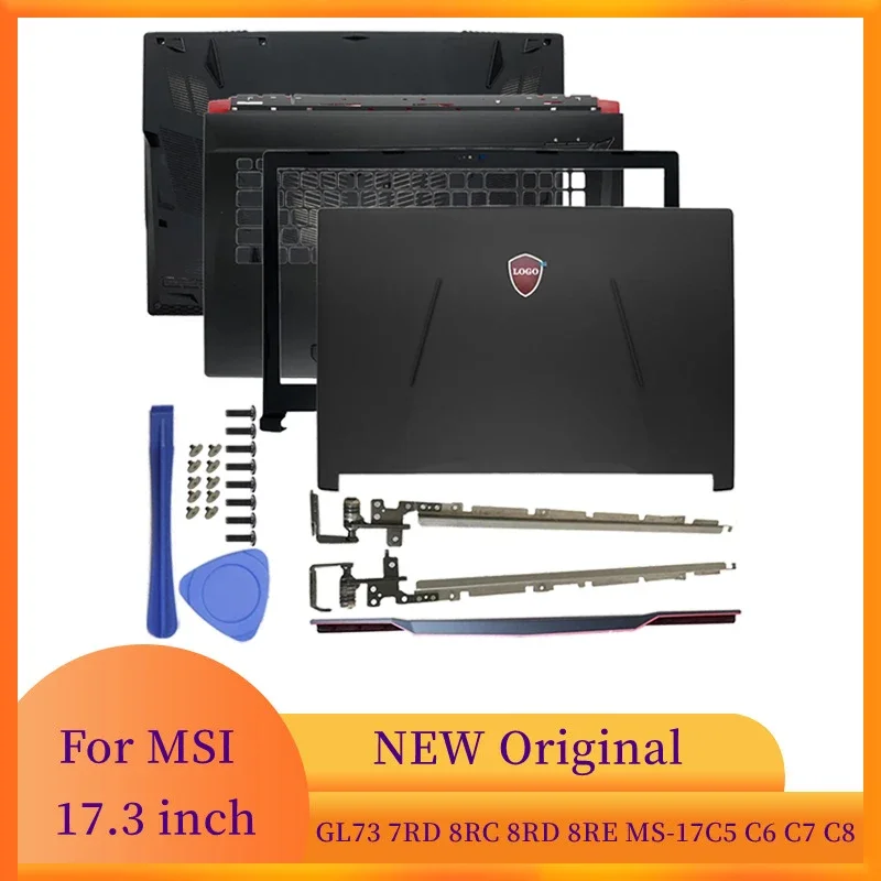 Laptops Case For MSI GL73 MS-17C4 MS-17C5 MS-17C6 MS-17C7 17C8 Notebook LCD Back Cover/Front Frame/Hinges Cover/Palmrest/Bottom