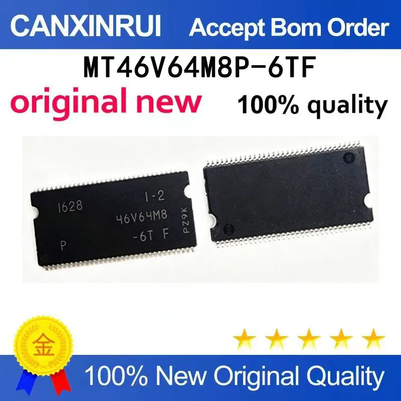

（5-100 pieces）New original MT46V64M8P-6T: F MT46V64M8P-6TF storage chip IC patch TSOP66