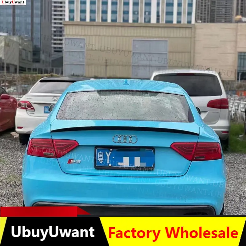 

Car Rear Trunk Spoiler Wing Boot Lip Carbon Fiber For Audi A5 2-Doors/4-Doors Coupe Car Rear Wing Spoiler 2008-2016