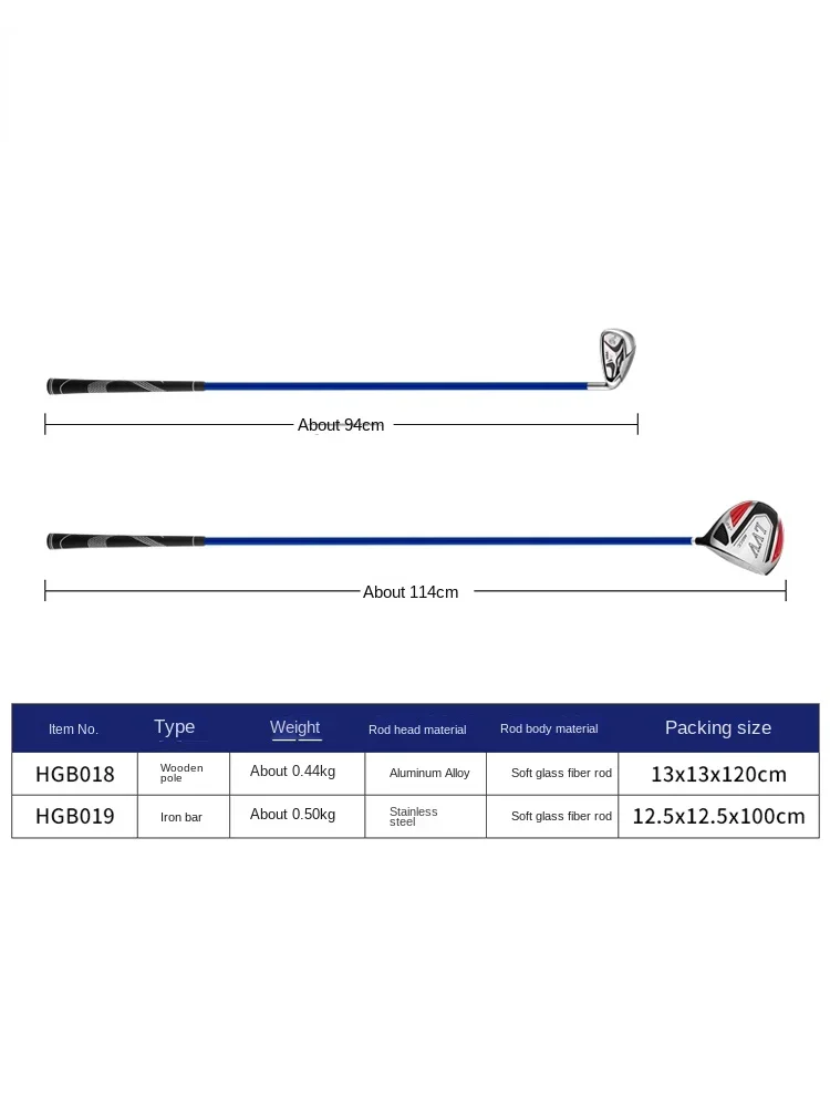 Golf swing exerciser real soft club indoor golf rhythm training club supplies