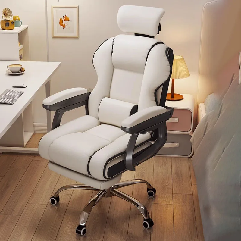 

Ergonomic School Gaming Office Chair Nordic Waiting Mobile Wheels Relax Armchairs White Cadeira Escritorio School Furnitures