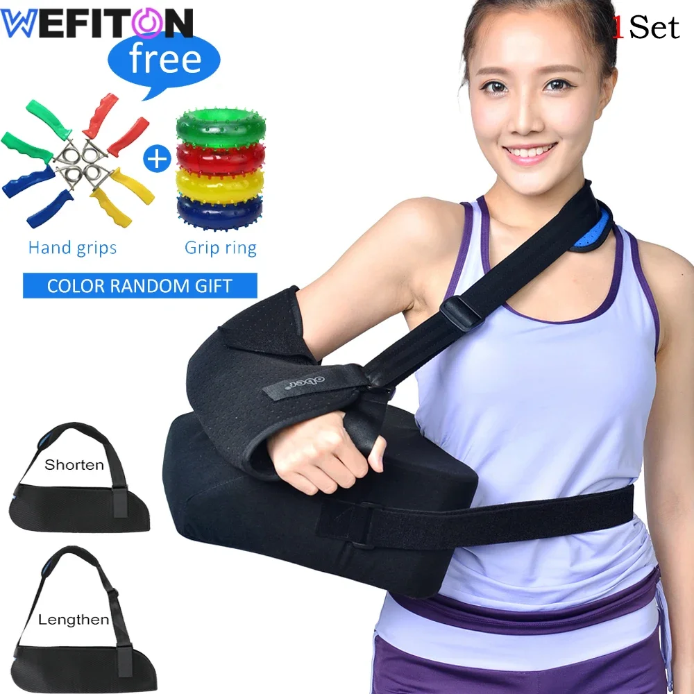 

1Set Shoulder Abduction Sling - Immobilizer for Injury Support - Pain Arms Pillow for Rotator Cuff,Sublexion,Surgery,Broken Arms