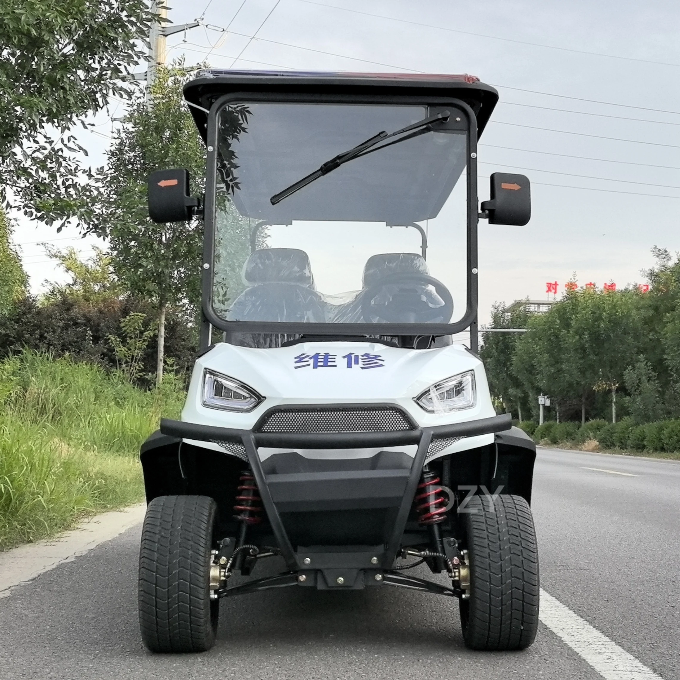 High Performance 60V Lithium Battery Electric 4 Seater Golf Cart with Bluetooth Connectivity for Golf Course and Commercial