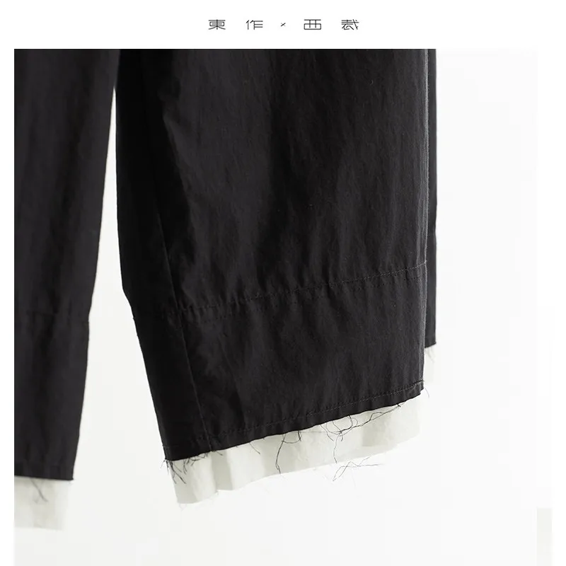 Originele wijde pijpen negenpuntsbroek voor dames 2025, lente en zomer nieuwkomers