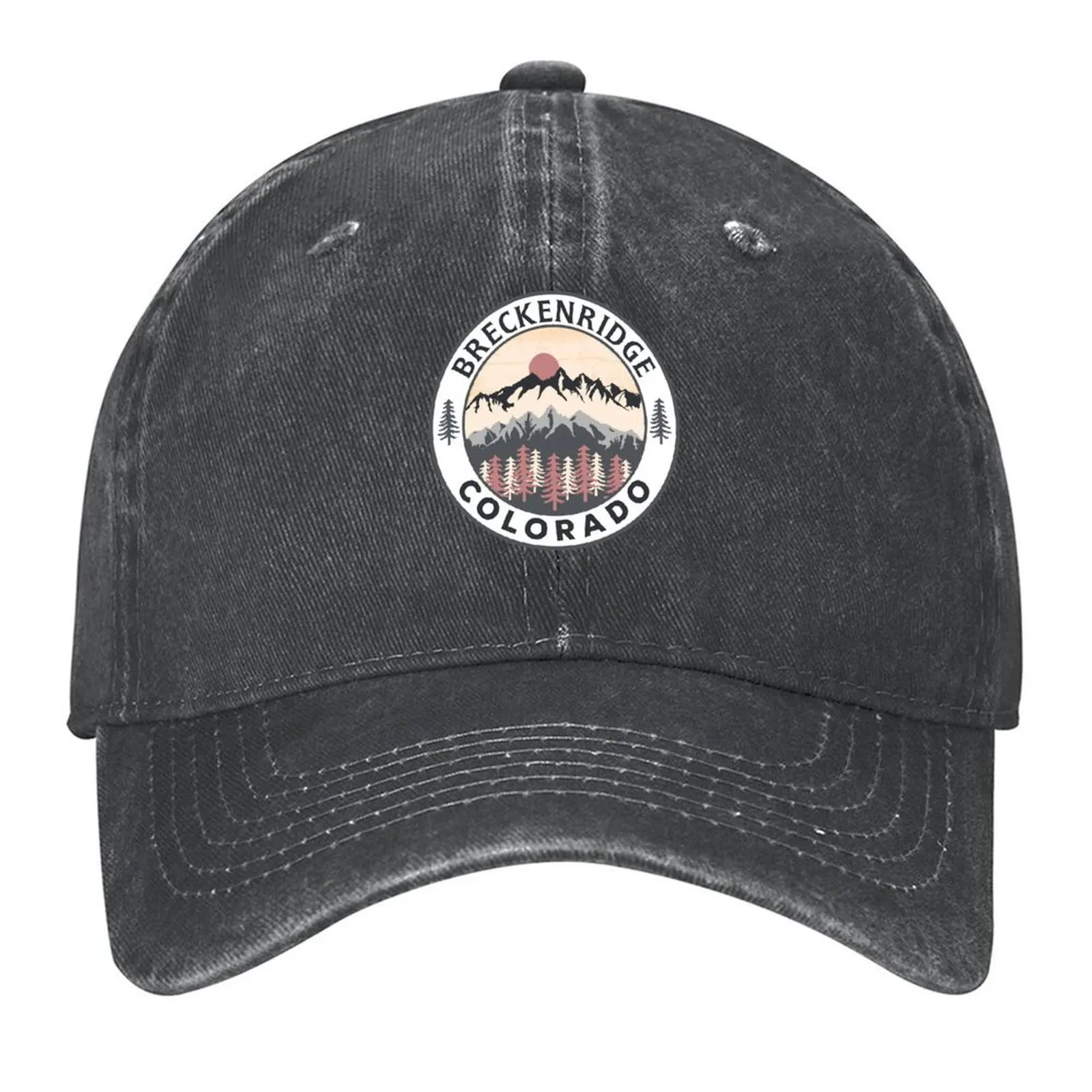 

Breckenridge Colorado Baseball Cap custom caps derby hat Sun Cap Wild Ball Hat Girl'S Hats Men's