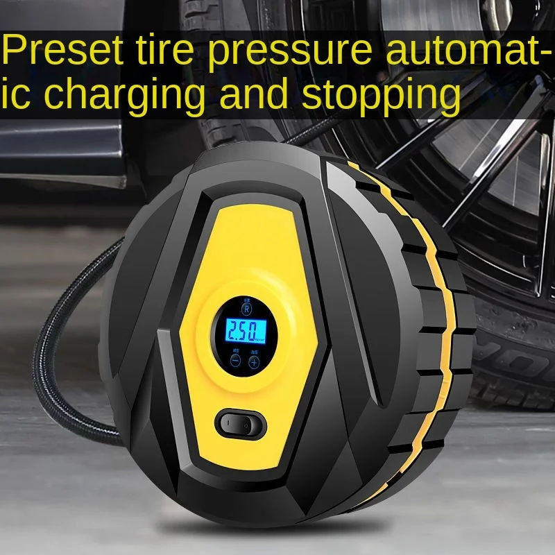 Vehicle-mounted Air Pump Car Portable Car Electric Tire High-power 12v Refueling Pump Cylinder