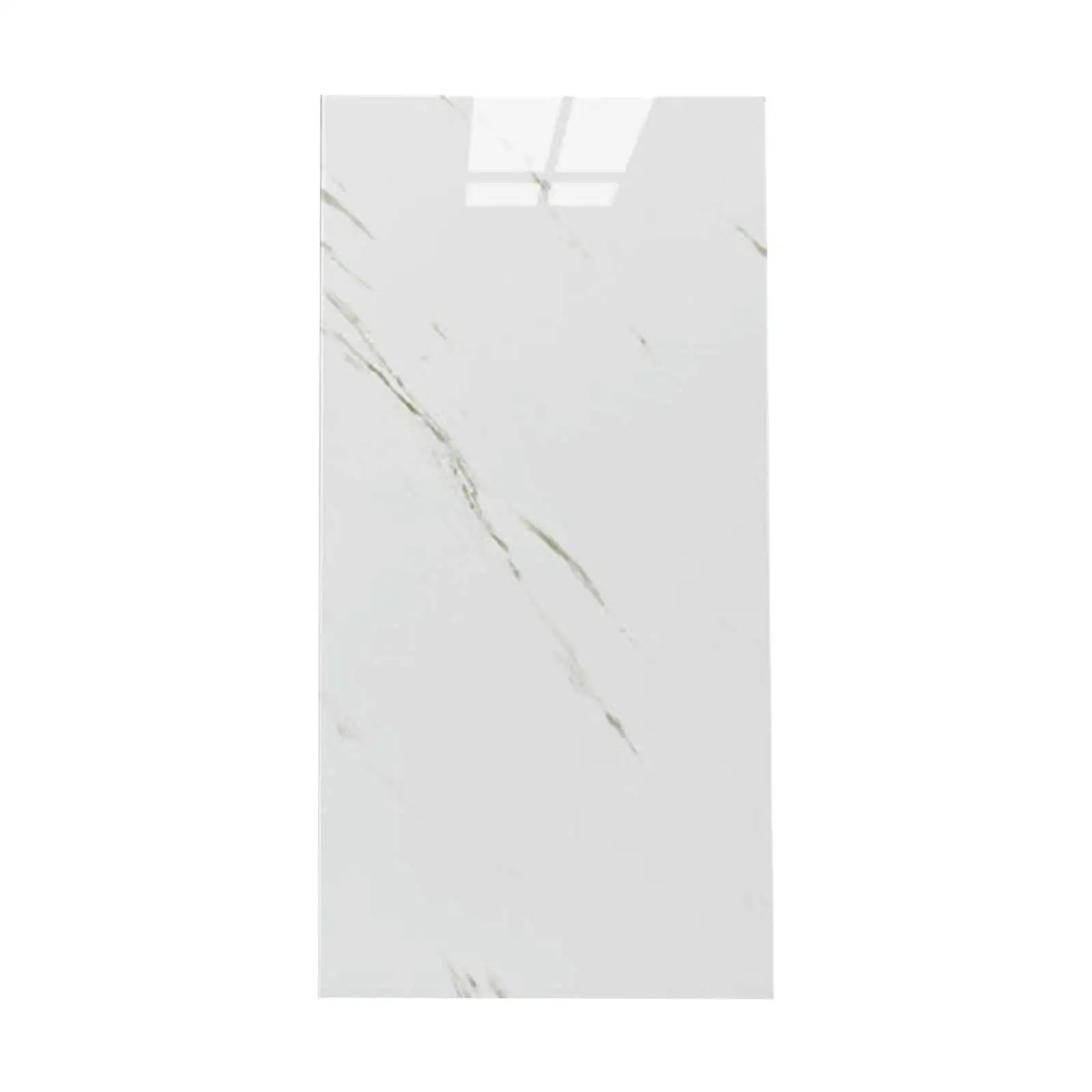 Modern PVC Wall Sticker Imitation Marble Tile Decal Waterproof Backsplash Panel for Kitchen Bathroom Decor