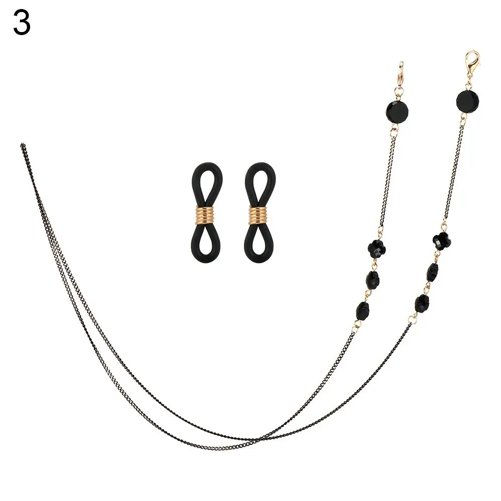 Neue Mode Frauen Brillen Kette Hohl Stern Perle Perlen Sonnenbrille Lesebrille Lanyard Brillen Halter Neck Strap Seil