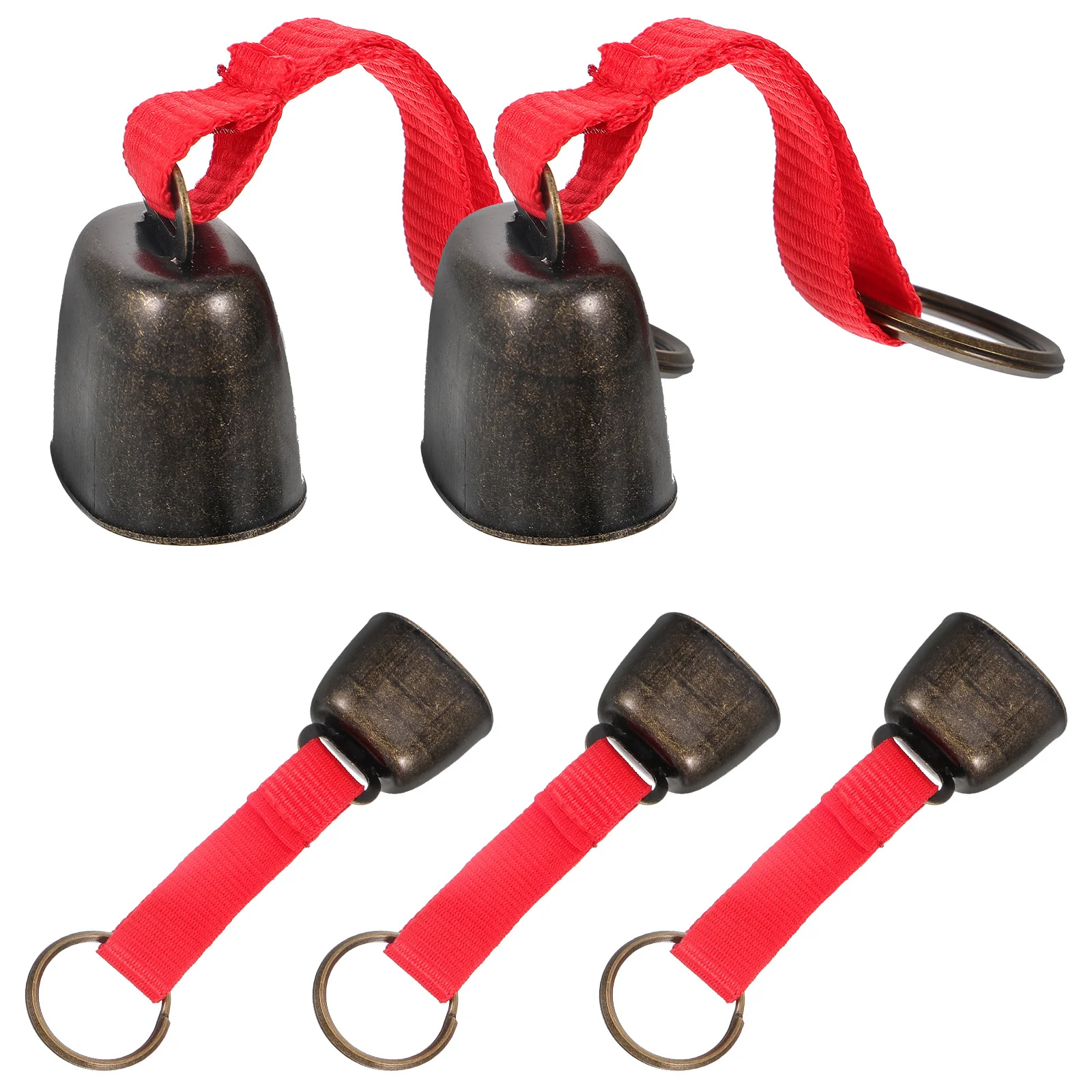 

5Pcs Bear Bell Hiking Warning Loud Outdoor Metal Bells Camping Bear Bells for Cattle Pets Hiking Bell Ornaments