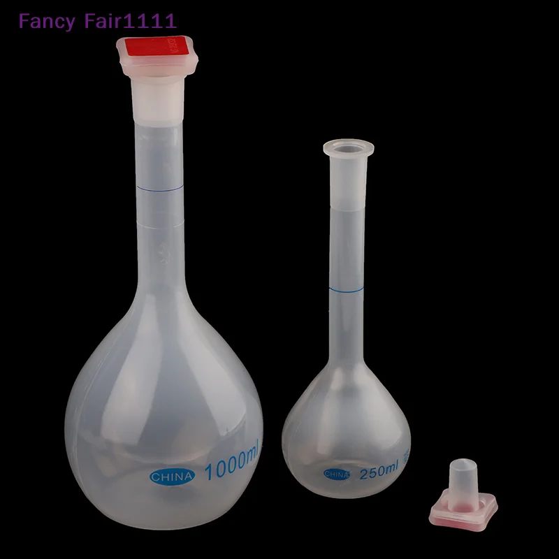 

25/50/100/250/500/1000ml Volumetric Flask With Stopper Long Neck Measuring Flask Graduated Bottle For Test Laboratory Supplies