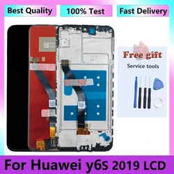 Pantalla Full With Frame For Mobile Phone HUAWEI Y6s 2019 Lcd Display Touch Screen Replacement Repair Parts  JAT-L41 L28 LX1 LX3