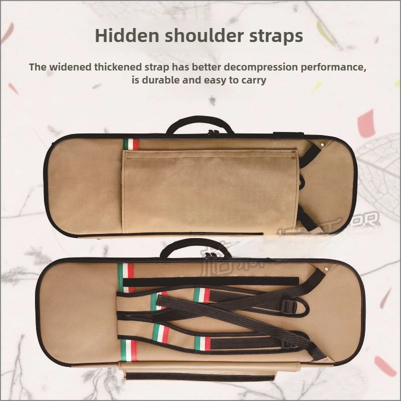 Violin Case Hard Ultralight Violin Box Return Portability Gig Case with A Lock with Humidity Guitar Case Hard Ukulele Bag