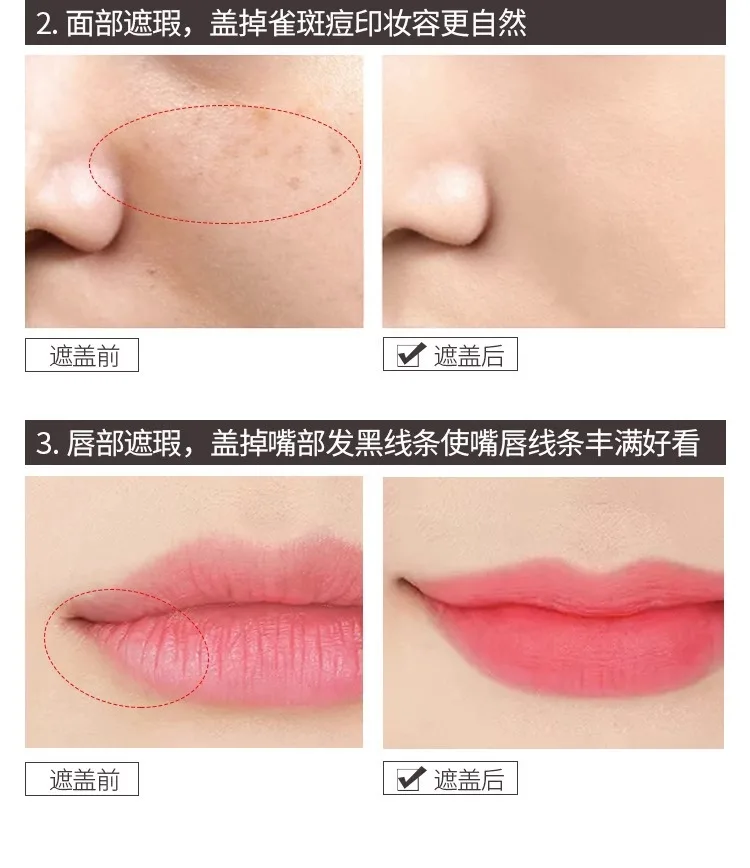 Concealer Pen Cover Eyebrows Dark Circles Female Waterproof Spots Modified Skin Tone Tattoo Design Eyebrow Pencil Eyebrow tools