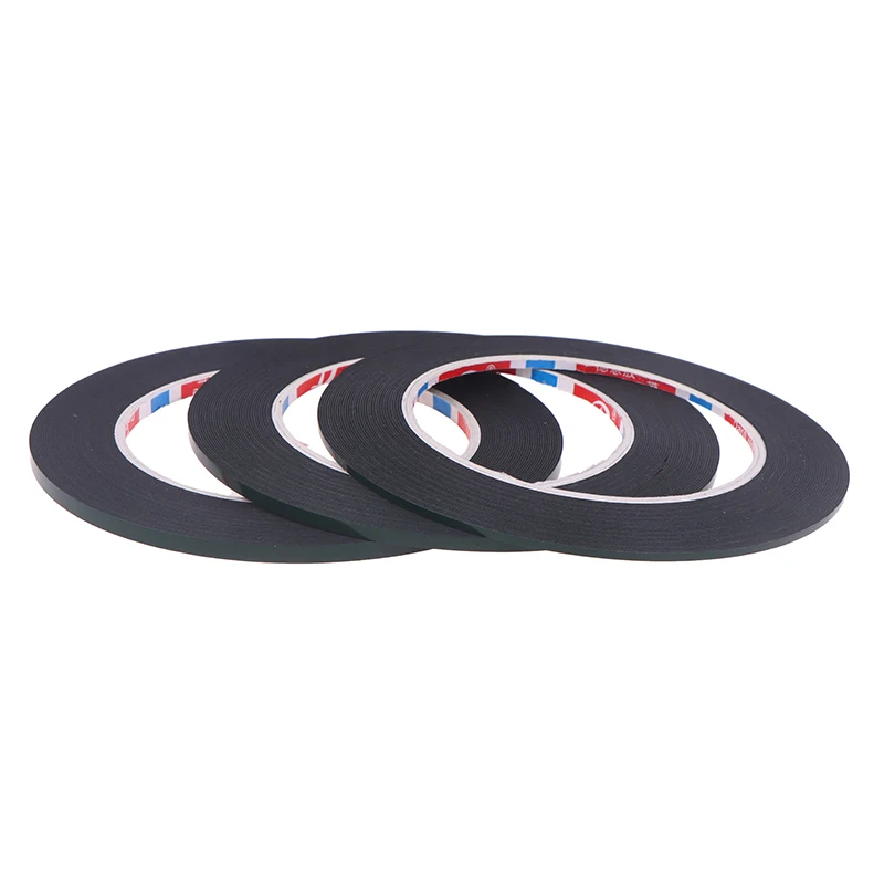2PCS 2/3/4mm 10meters for Double Sided Sticky Foam Tape Adhesive Lcd Screen Frameless
