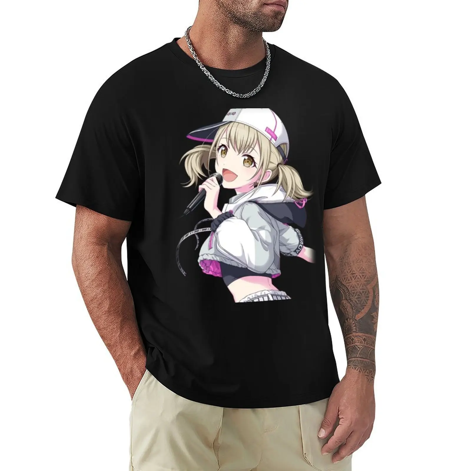 Project Sekai Kohane Azusawa T-Shirt man t shirts for men casual T-Shirt