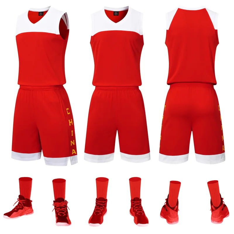 Basketball Set Men Summer Jersey National Children'S Vest Uniform Yi