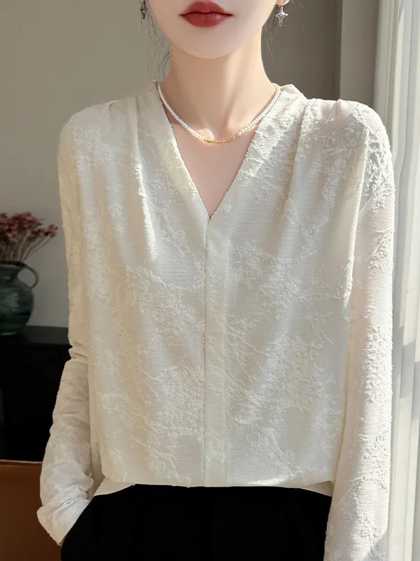 

Мягкий вязаный свитер с V-образным вырезом для женщин, тонкий, с длинными рукавами, облегающий, дышащий, модный, во французском стиле