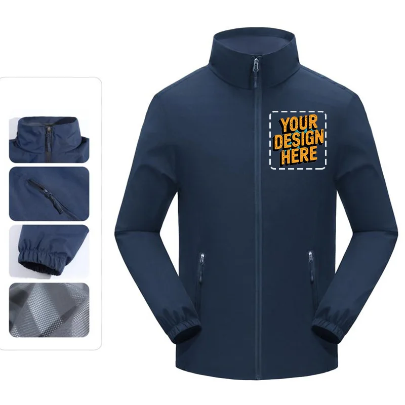 

Новая модная куртка с длинными рукавами и воротником-стойкой для мужчин и женщин.