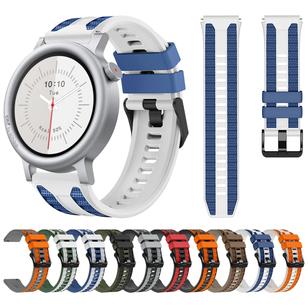 22Mm Two-Tone Strap…