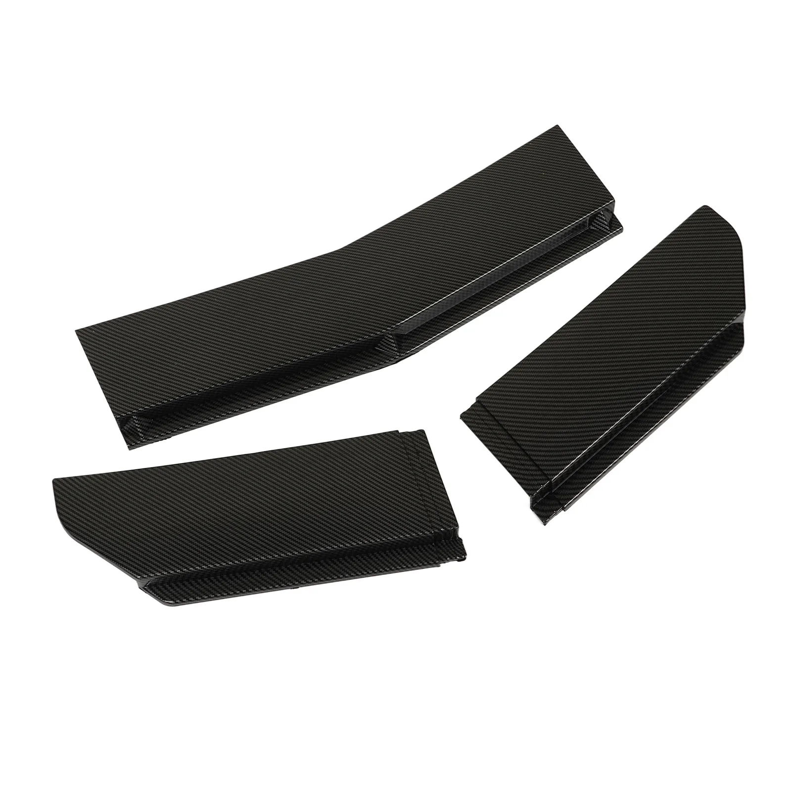 

5Pcs Front Bumper Spoiler Splitter Car Lip Body Kit (110-140cm, Universal, for Car Modification) - Durable Auto Exterior