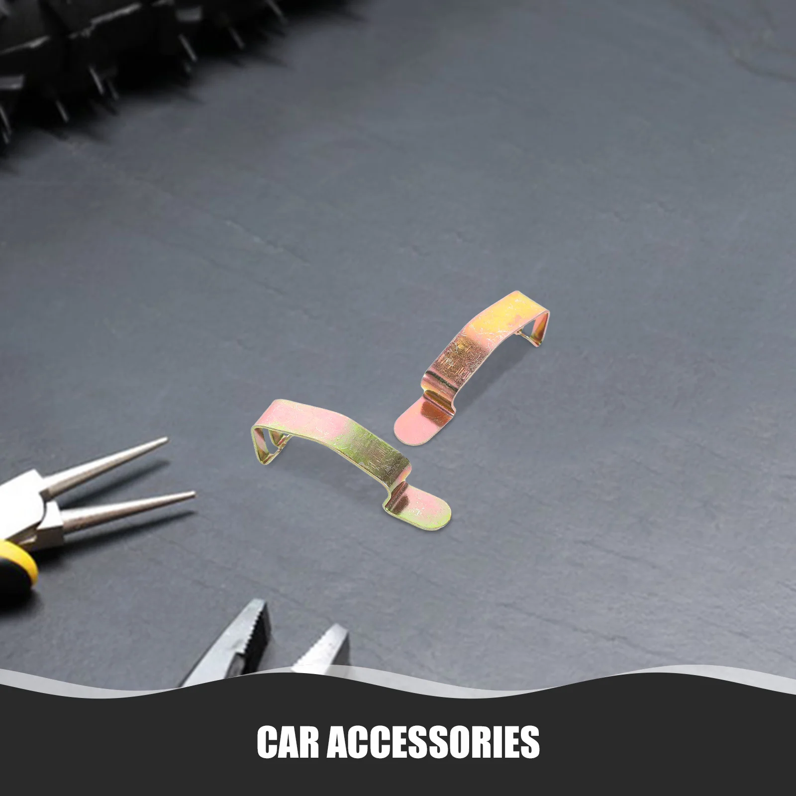 10 قطعة غطاء مرشح هواء السيارة العالمي المشبك المعادن السيارات تنفيس كليب سهلة التركيب أداء طويل الأمد صندوق مرشح الهواء كليب #4