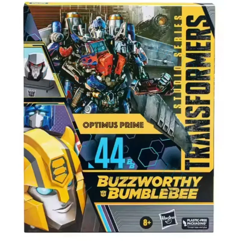 In Voorraad Hasbro Transformers Speelgoed Buzzworthy Bumblebee Studio Serie 44BB Optimus Prime Action Figure Robot Speelgoed Geschenken Hobby