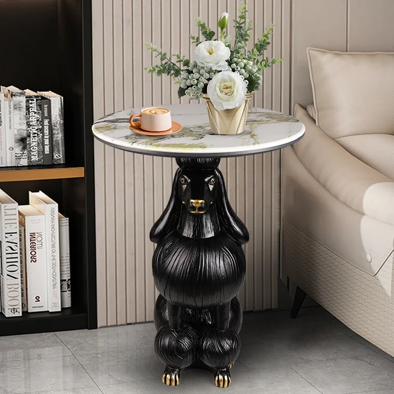 

Light luxury sofa dog side few corners Internet celebrity living room creative small apartment balcony