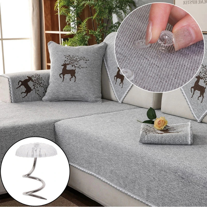 50 Pieces Upholstery Screw Nail Sofa Twist Pins Furniture Decorative Tacks Assortment Kit for Fixed Blankets Sofa Drop Shipping