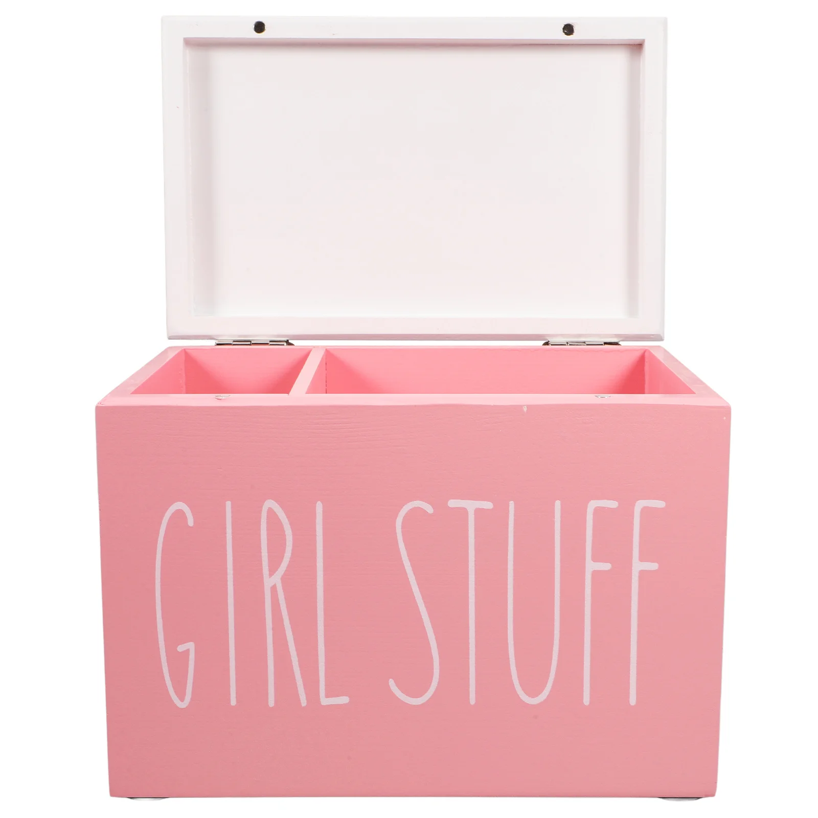 حامل مناديل صحية خشبية غطاء منظم سطح المكتب صندوق تخزين المنتج الأنثوي حامل وسادة الحمام ديكور ريفي مقاوم للغبار #2