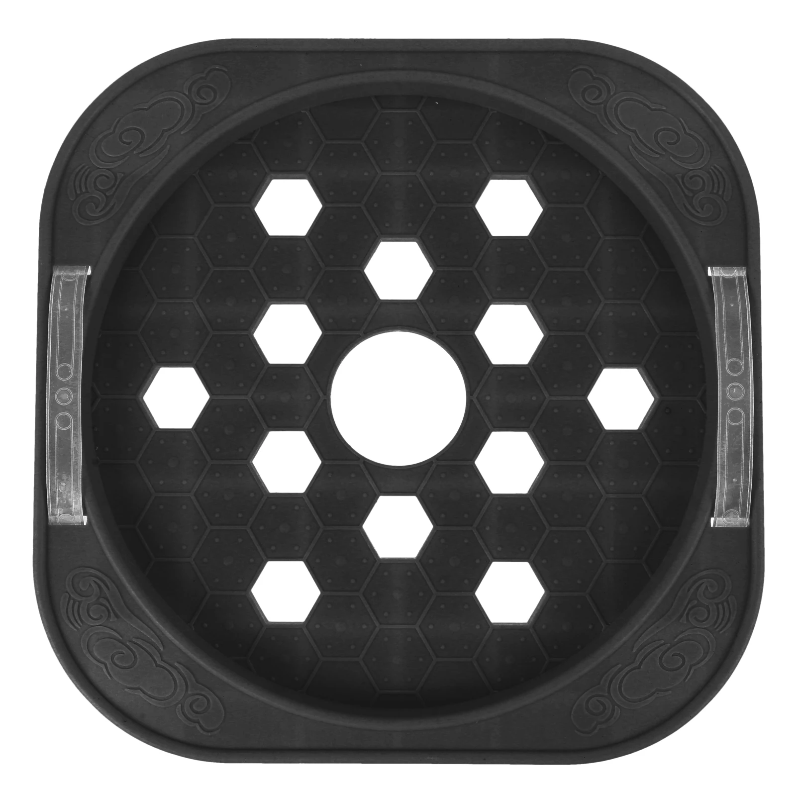 

1pc Gas Tank Movable Base Plate With Wheels Portable Floor Protection Gas Tank Tray Kitchen Restaurant Storage Rack