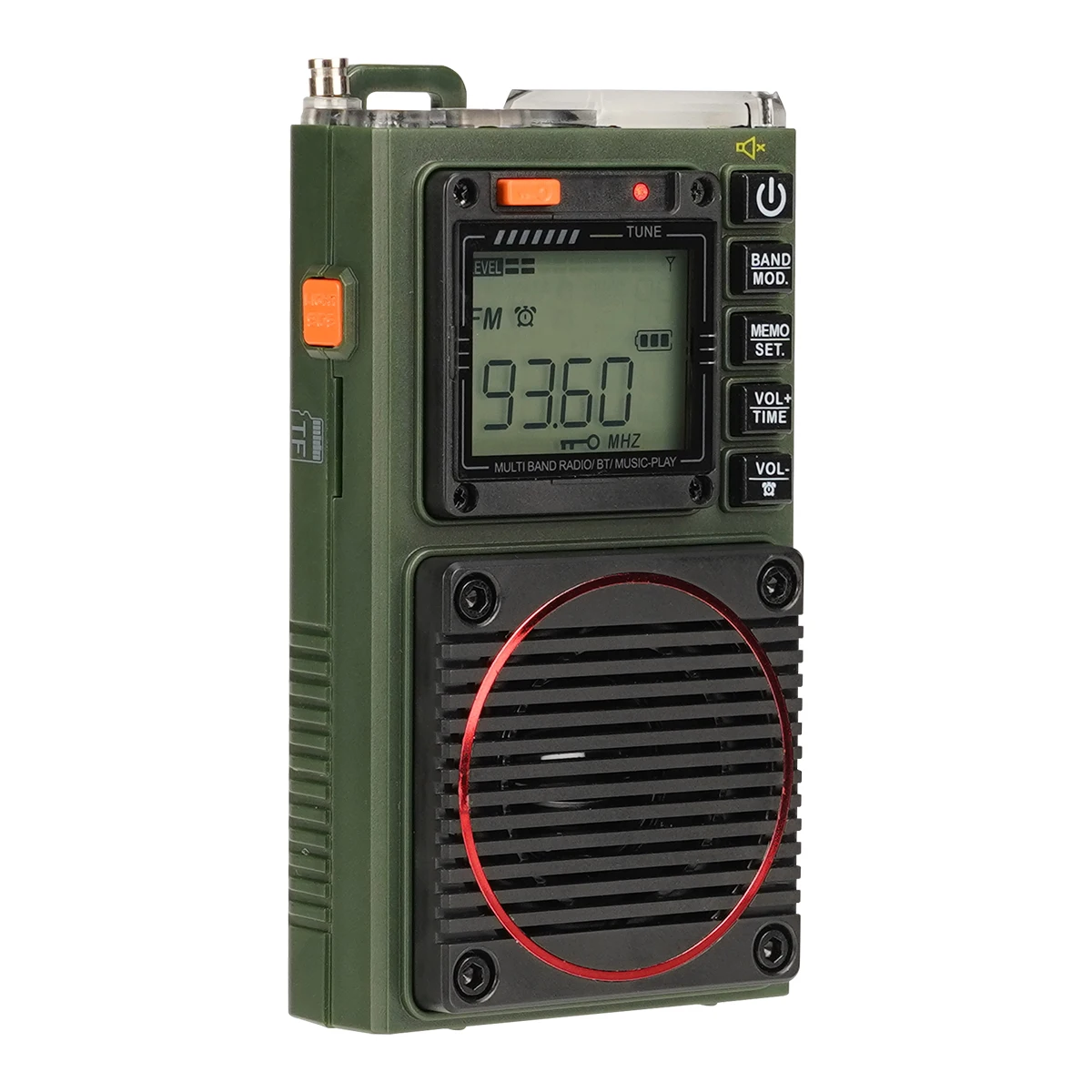 Retekess TR111 Radio FM Tragbare Radios AM FM Mini Amateurfunk Kurzwellen Notfall Amateurfunk Multiband SW VHF WB Wecker – Detail 19