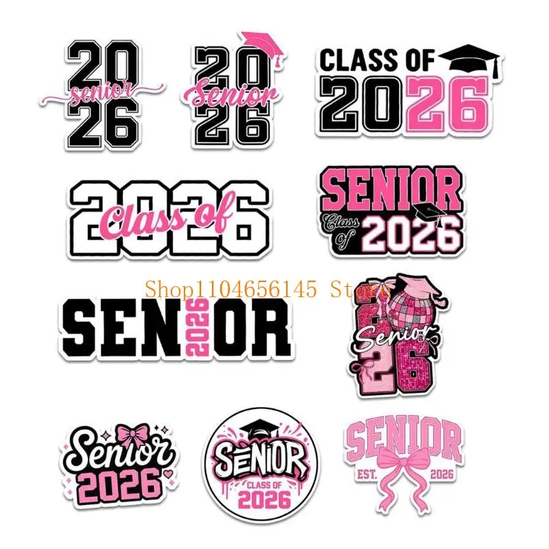 5asd Senior Year 2026 Stickers Pack High Quality PVC Decals For Unique Gift Thoughts