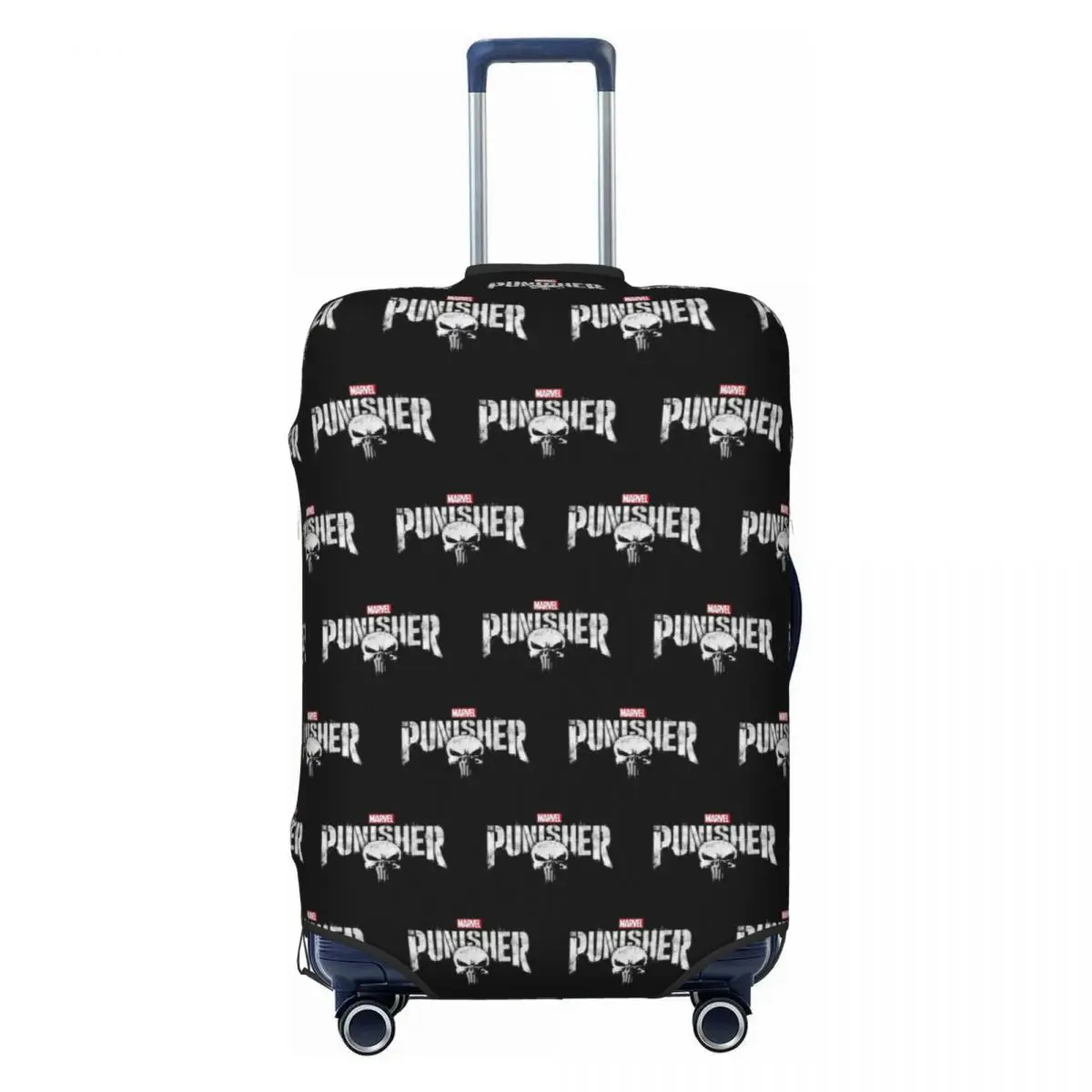 

Custom Comics Punisher Luggage Cover Cute Trendy Superhero Suitcase Protector Covers Suit For 18-32 inch