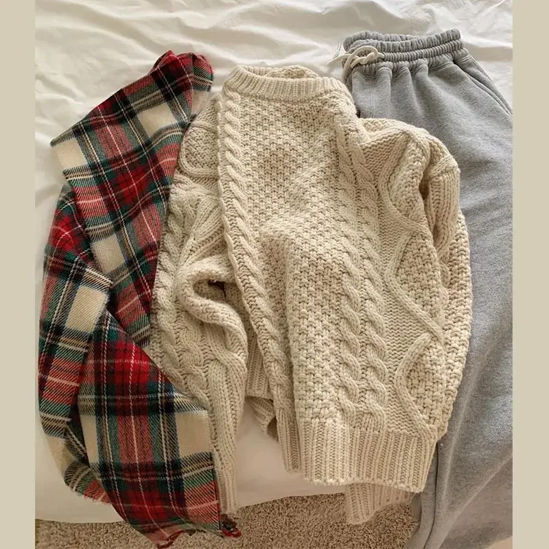 INS autunno inverno coreano Plaid spessa sciarpa calda Su Da scialle nuovo stile per studenti imita l'atmosfera scozzese in Cashmere che scorre