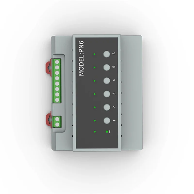 AS95-2X Tuya Smart Home 6-Channel 16A Relay Switch Module Dry Contact Module For Intelligent Appliance Control